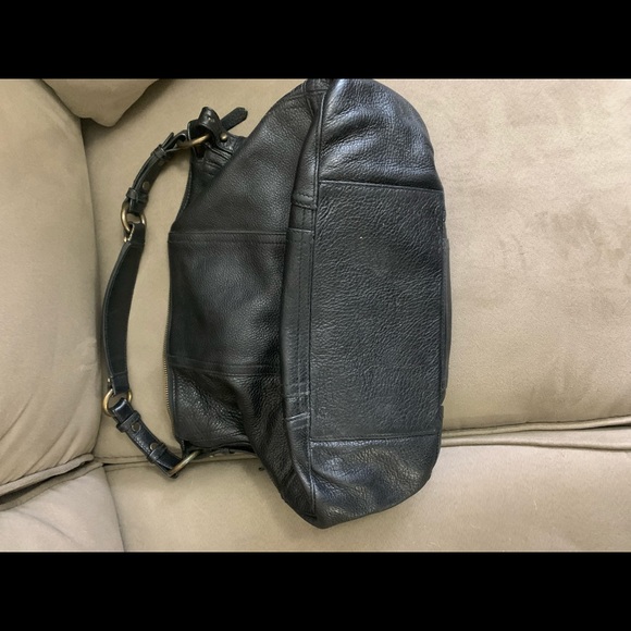 Leather shoulder bag - Picture 3 of 5